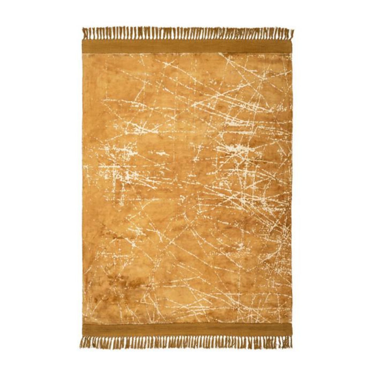 Paris Prix Tapis Tissé à la Main Imprimé  Dolce Vita III  Or