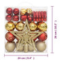 Voir la diapositive 6 : VIDAXL Ensemble de boules de Noël 70 pcs Dore et rouge