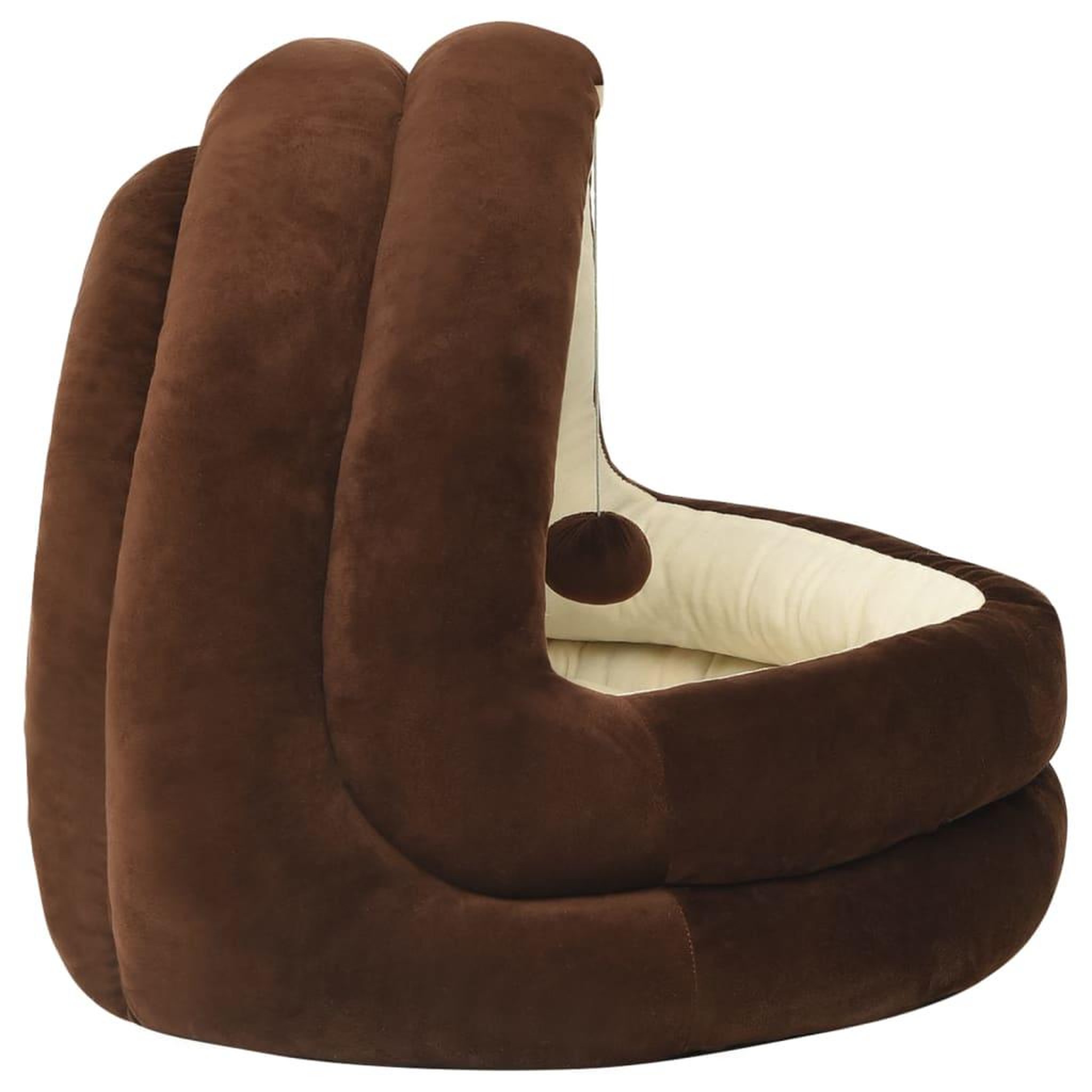 Voir la diapositive 4 : VIDAXL Lit pour chat 40x40x35 cm Marron et creme