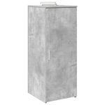 VIDAXL Armoire de rangement gris beton 40x45x103,5cm bois d'ingenierie