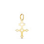 Voir la diapositive 1 : L'ATELIER D'AZUR Pendentif Médaille Or 18 Carats 750 Jaune - Croix du Sud - Chaine Offerte - Petite