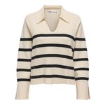 Only Pull Ecru/Noir Femme Only Monica. Coloris disponibles : Beige