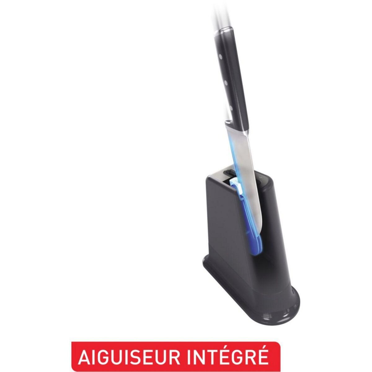 TEFAL Bloc couteaux EverSharp Pro 16.5cm avec aiguiseur