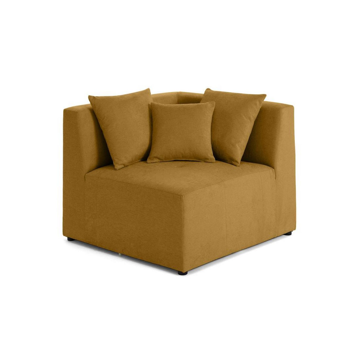 LISA DESIGN Amalfi - module d'angle réversible - en tissu