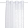 Voir la diapositive 1 : ATMOSPHERA Rideau Voilage Motifs Abstraits  Lazi  140x240cm Blanc