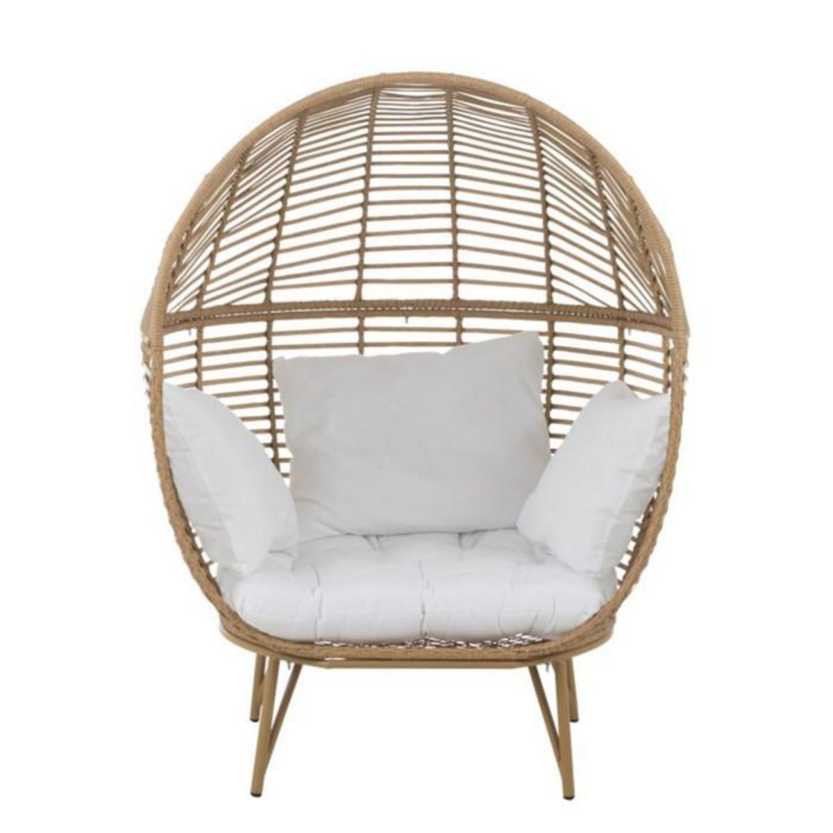 Paris Prix Fauteuil Design Ovale  Aciera  148cm Naturel