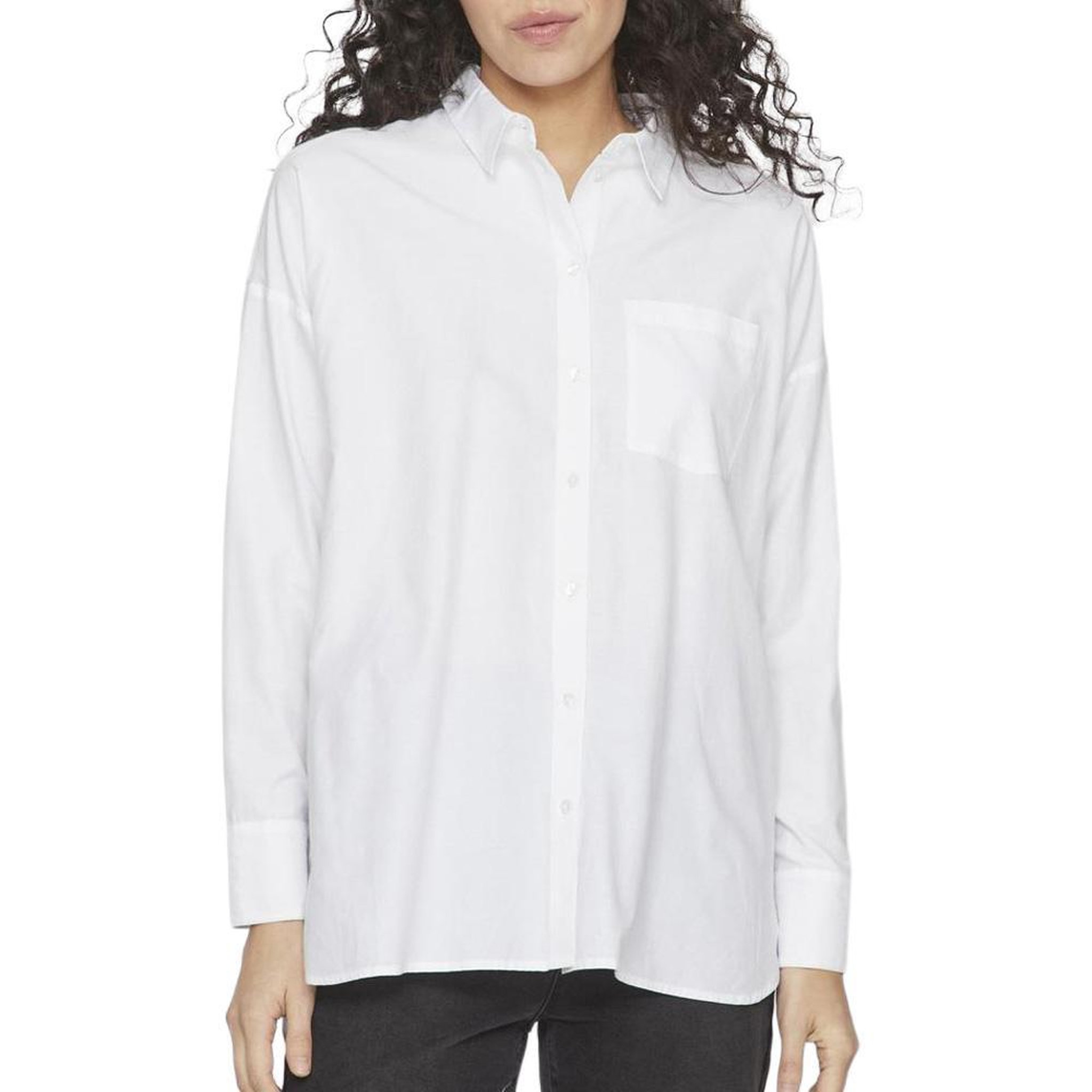 Vila Chemise manches longues blanche femme vila vidarma. Coloris disponibles : Blanc