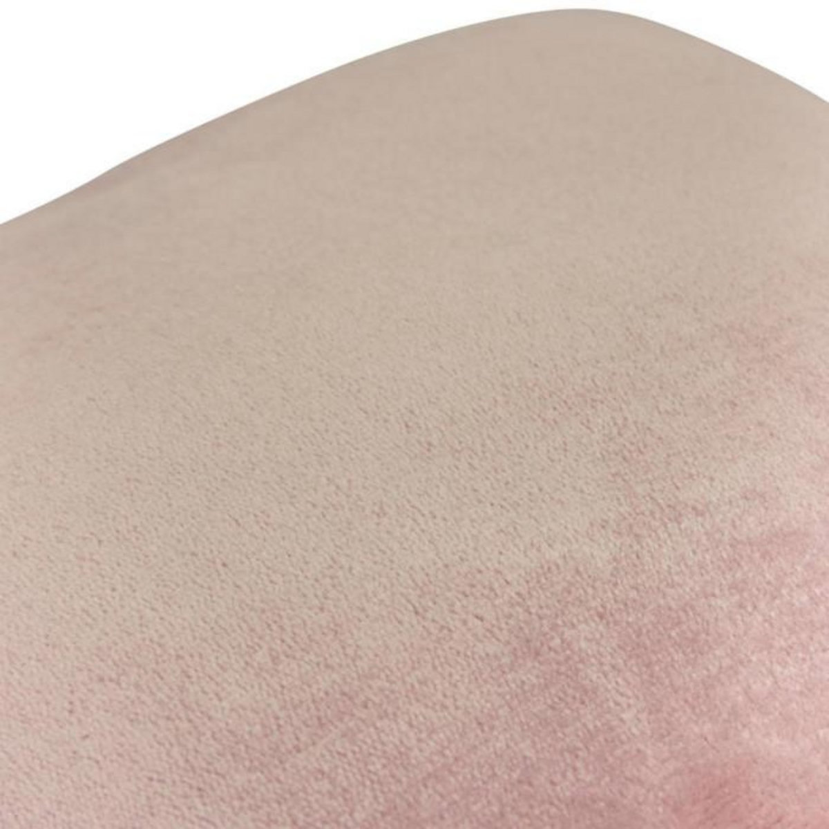 ATMOSPHERA Coussin en Flanelle Uni  Ollis  38x38cm Rose