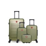 SWISS KOPPER SWISS KOPPER - LOT DE 4 - Valises grand format, cabine, cabine XXS et vanity WIL. Coloris disponibles : Beige, Rose, Bleu, Rouge, Noir