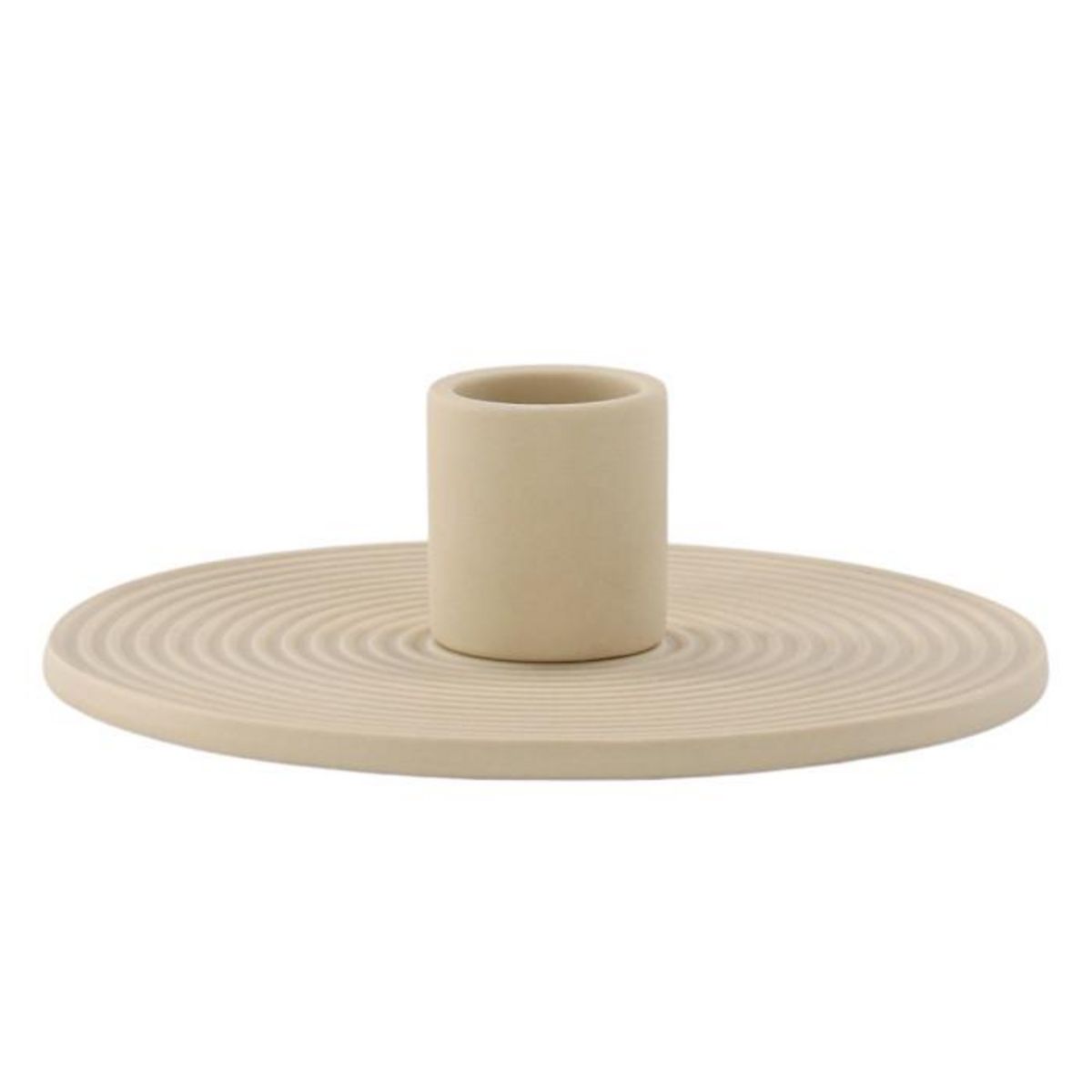 Paris Prix Bougeoir Design en Argile  Dian  12cm Beige