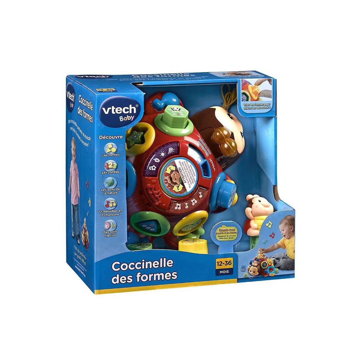 VTECH Coccinelle des formes 