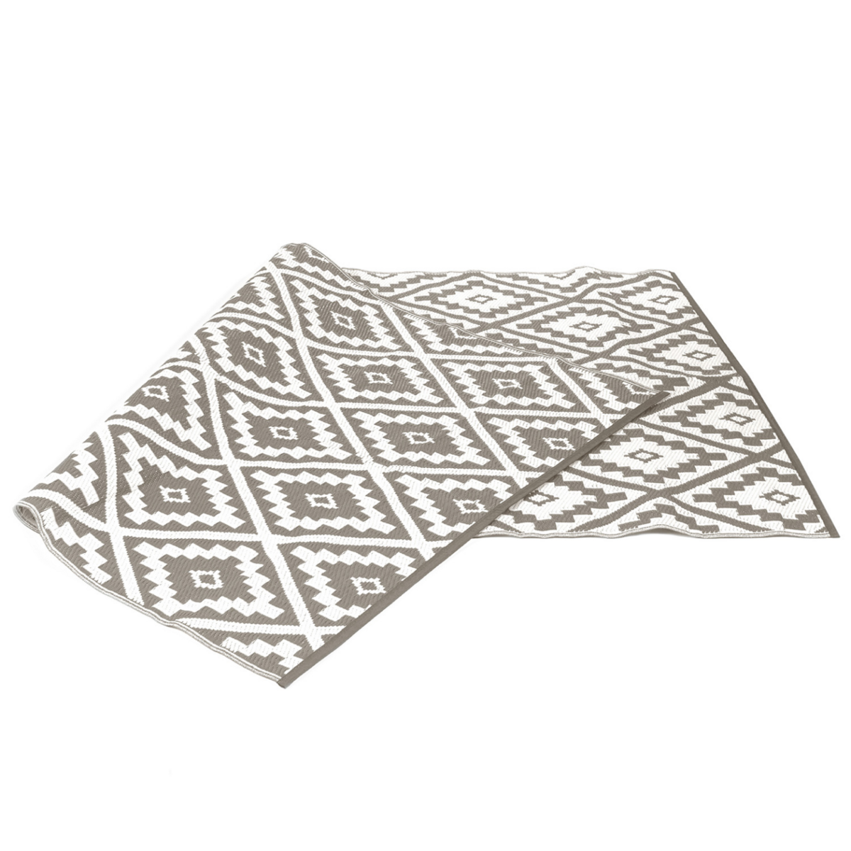 ID MARKET Tapis extérieur BAHAMAS taupe 270 x 370 CM