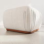 Voir la diapositive 4 : LISA DESIGN Penelope - pouf en velours texturé