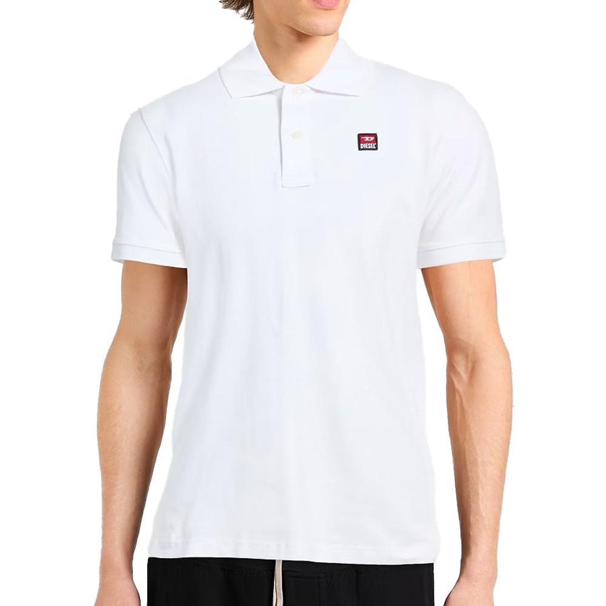 DIESEL Polo Blanc Homme Diesel Smith A19714. Coloris disponibles : Blanc