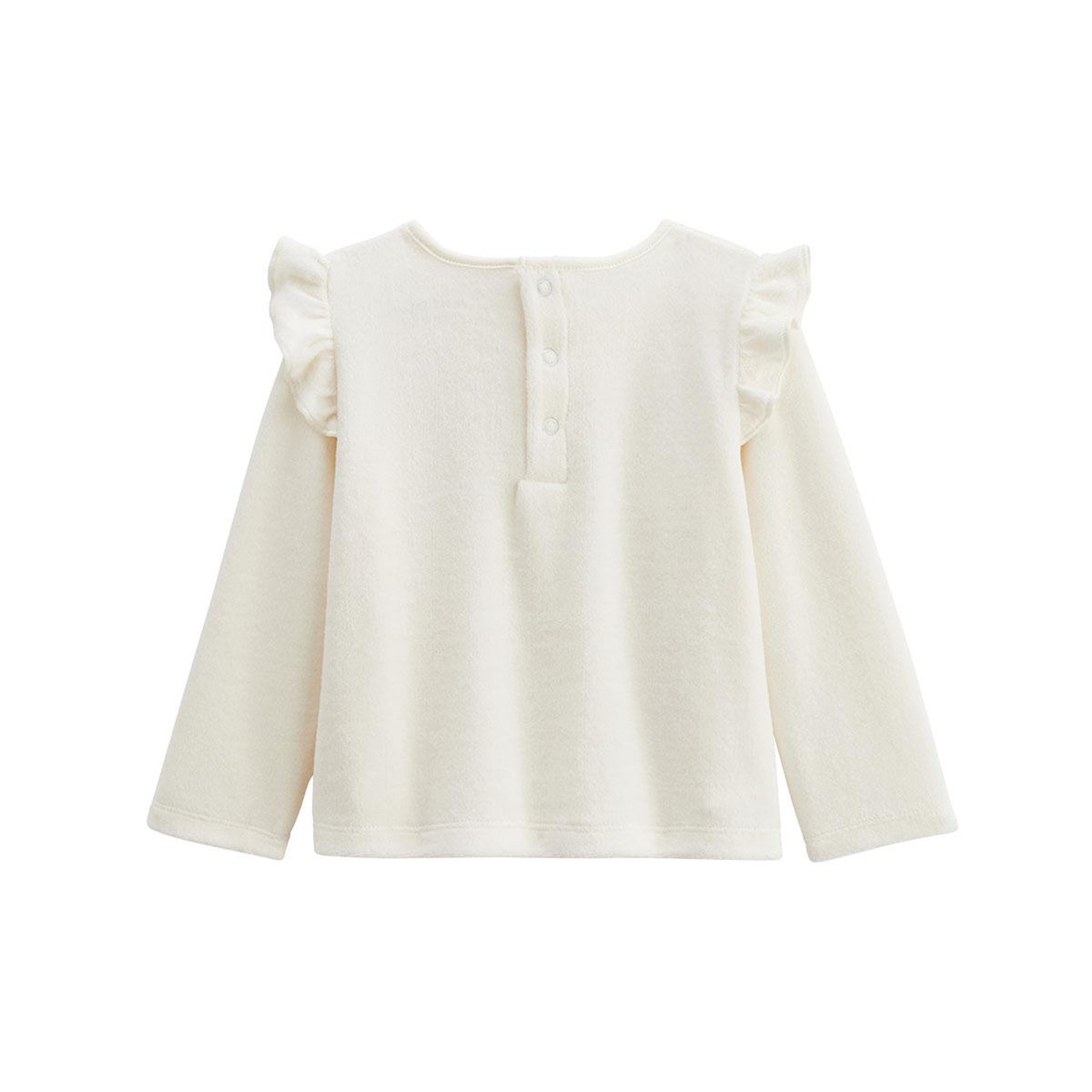 Voir la diapositive 2 : Petit Béguin Pyjama enfant 2 pièces en velours Mila
