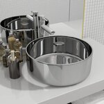 VIDAXL Lavabo 40 x 15 cm Ceramique Argente