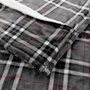 Voir la diapositive 4 : Paris Prix Plaid Flanelle Poche Pieds  Scottish  125x150cm Gris