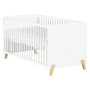 Voir la diapositive 4 : BABY PRICE  Lit bébé évolutif Little Big Bed 140x70cm JOY coloris naturel  