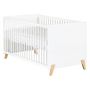 Voir la diapositive 4 : BABY PRICE  Lit bébé évolutif Little Big Bed 140x70cm JOY coloris naturel  