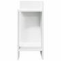 Voir la diapositive 4 : VIDAXL Table d'appoint avec etagere noir 25,5x27x60 cm
