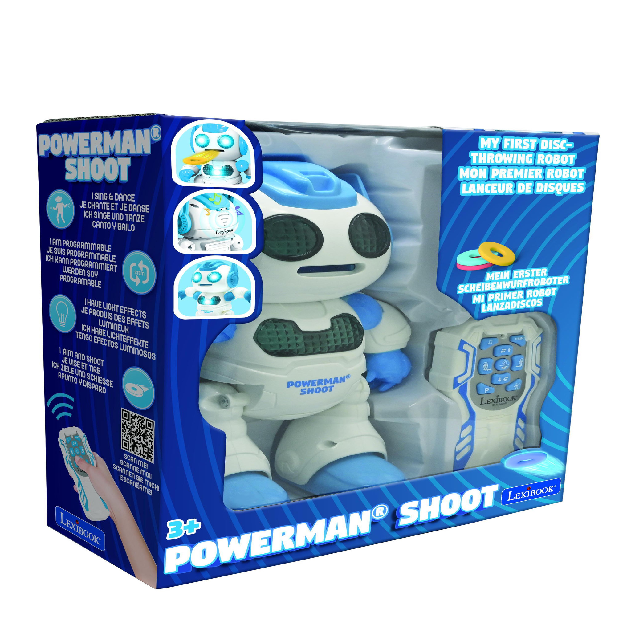 Voir la diapositive 6 : Lexibook Powerman Shoot Robot Programmable