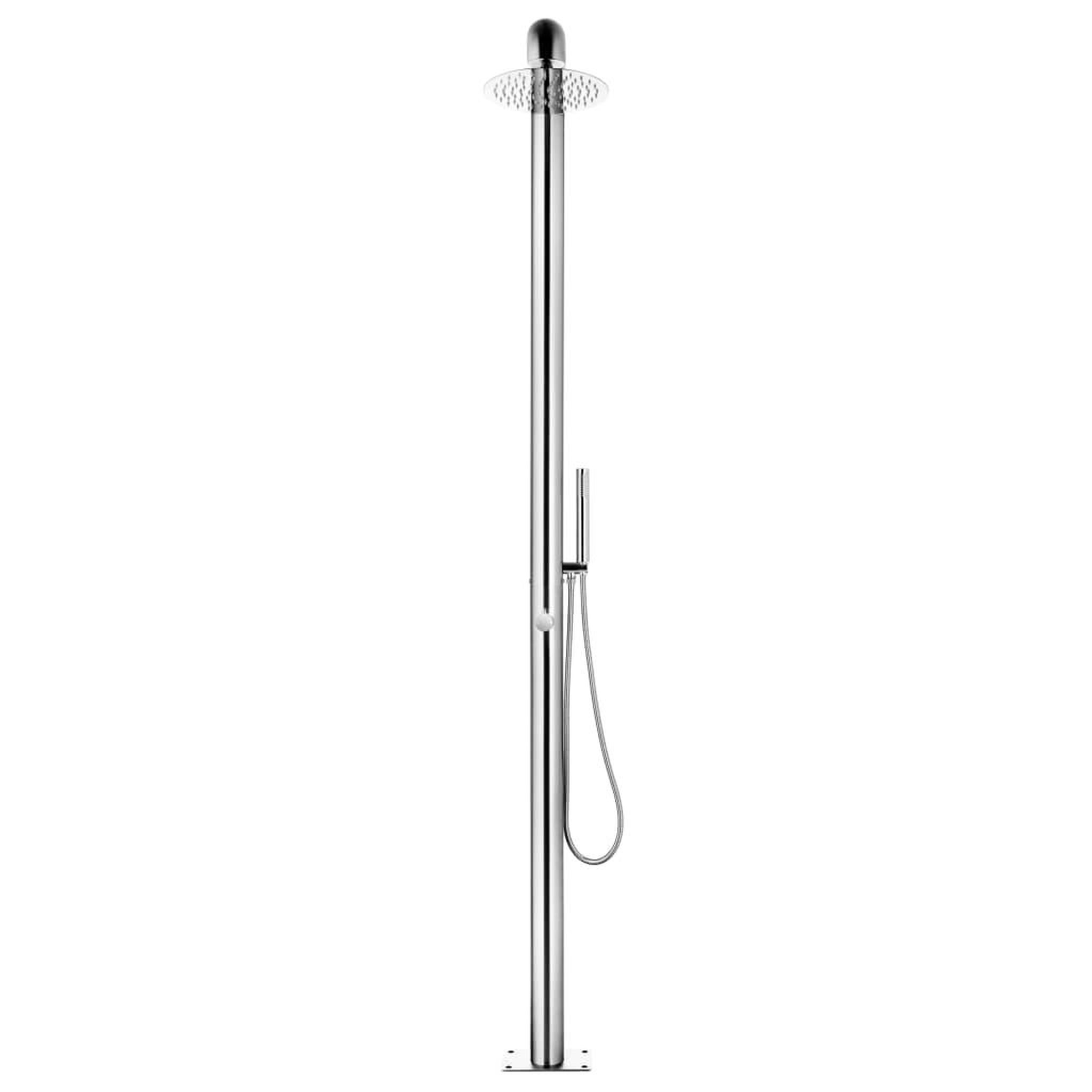 Voir la diapositive 3 : VIDAXL Douche de jardin 225 cm Acier inoxydable