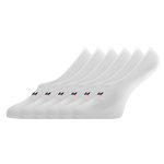 FILA Lot de 6 paires de chaussettes invisibles / protège-pieds. Coloris disponibles : Blanc