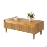 MERAX Table basse. Coloris disponibles : Marron, Blanc