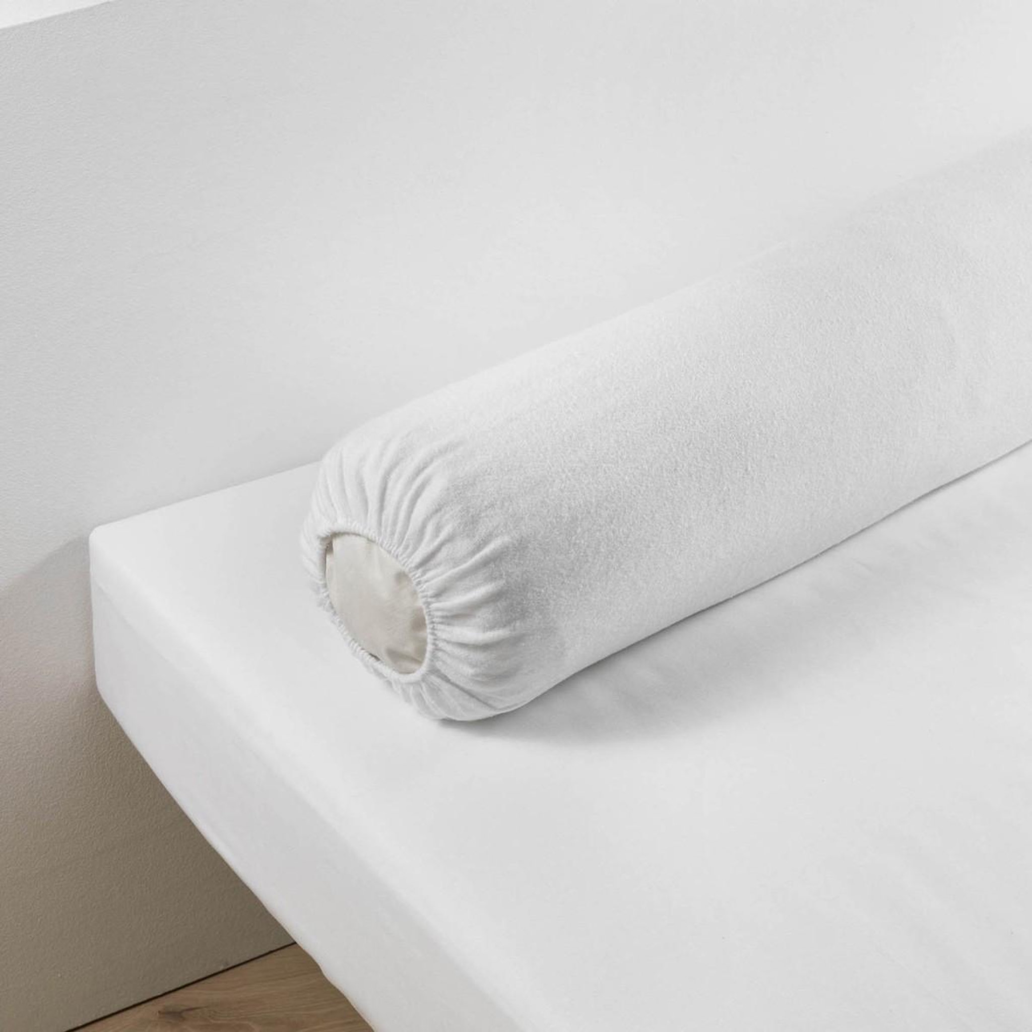 Douceur d'Intérieur Protège Traversin  Molly  45x145cm Blanc