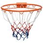 Voir la diapositive 2 : VIDAXL Cerceau de basket Orange 39 cm Acier