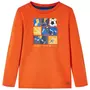VIDAXL T-shirt enfants a manches longues orange 140