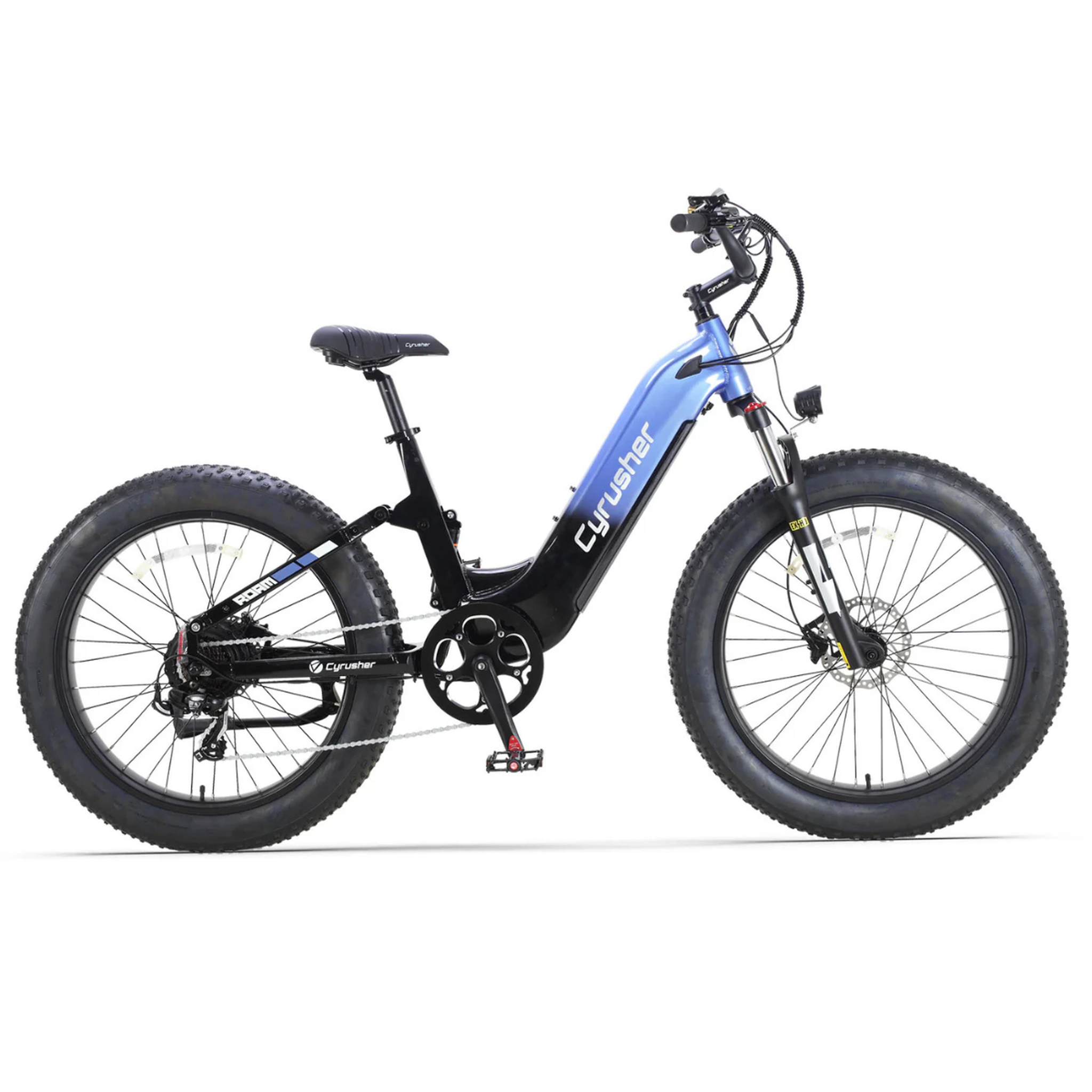 CYRUSHER Vélo électrique Cyrusher Roam. Coloris disponibles : Rouge, Vert, Bleu