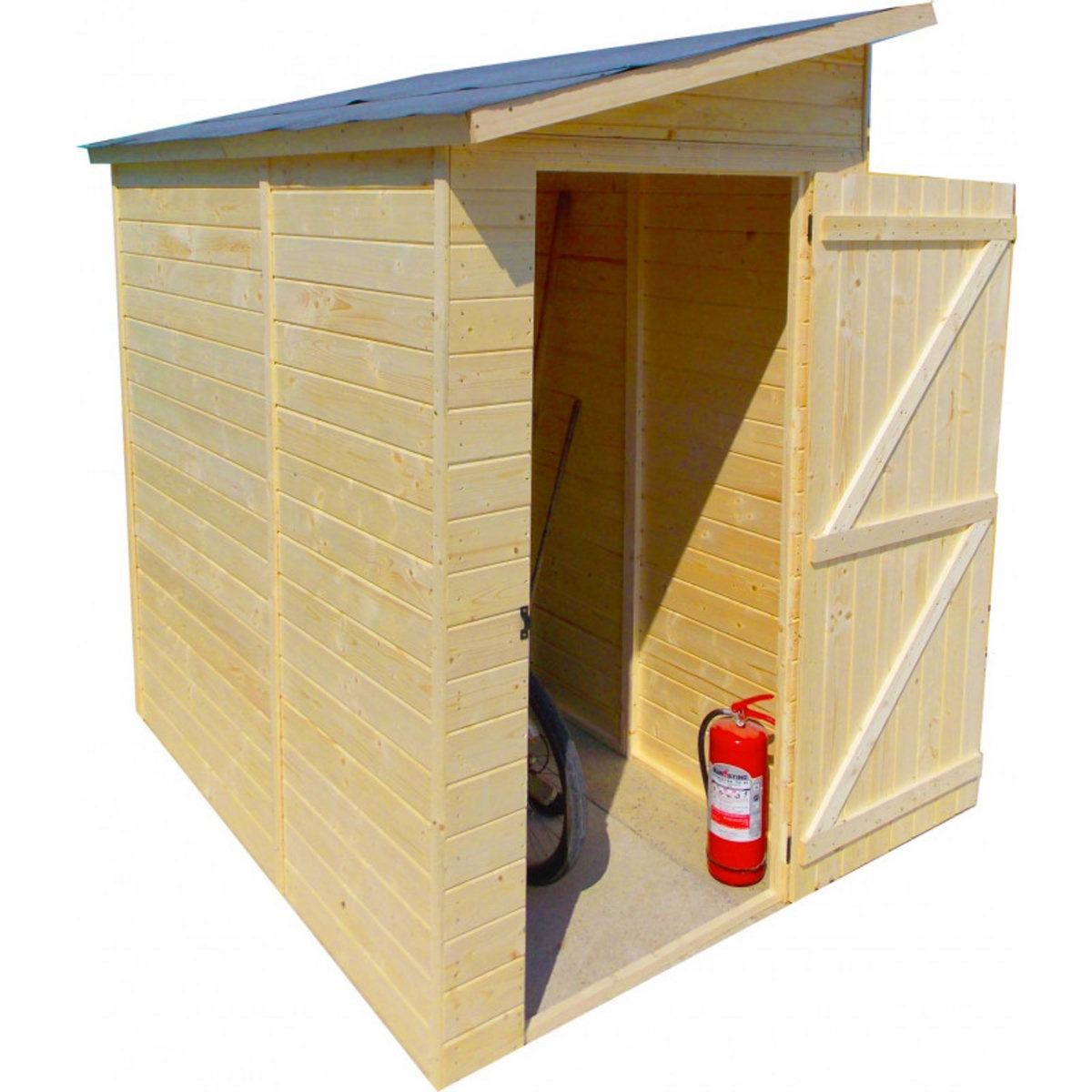 Habrita Abri de jardin bois adossable Skive 2.37m²