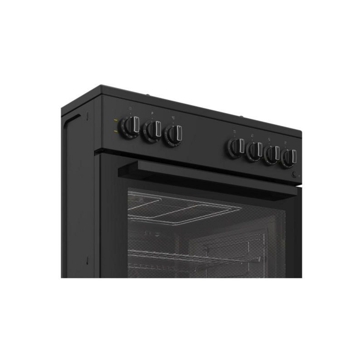 Indesit Cuisinière mixte Indesit I6M5PCB Noir