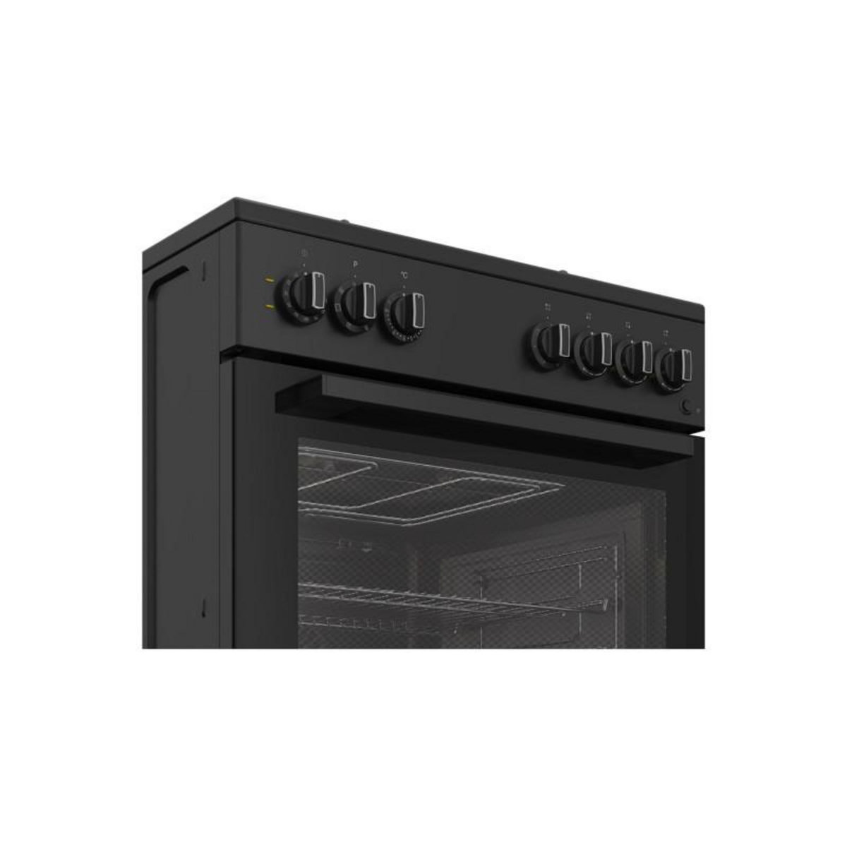 Indesit Cuisinière mixte Indesit I6M5PCB Noir