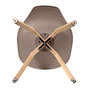 Voir la diapositive 6 : Paris Prix Lot de 4 Chaises Scandinave  Coquil  81cm Taupe