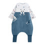 Voir la diapositive 1 : Petit Béguin Turbulette d'hiver en velours avec pieds retroussables et manches amovibles Tao