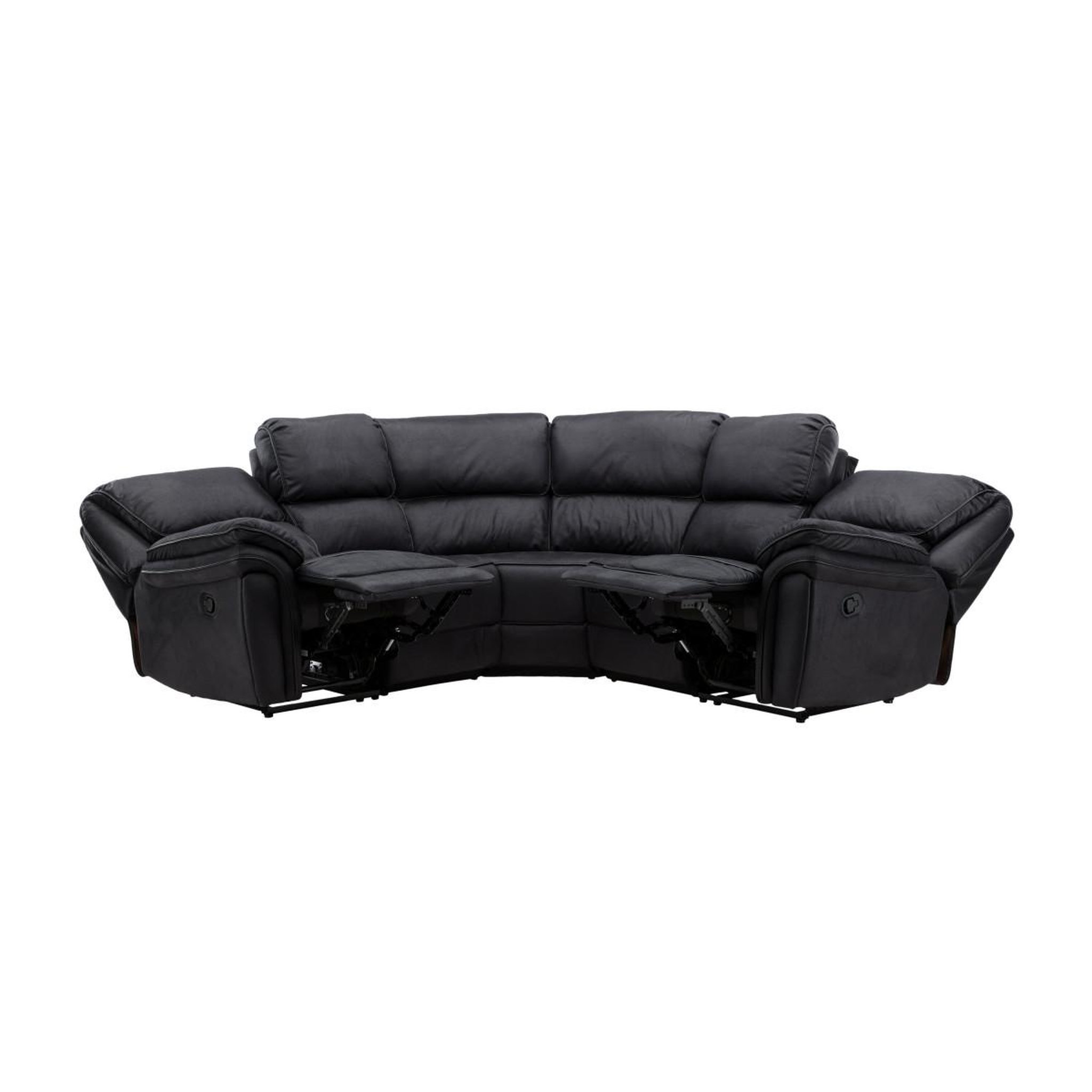 Voir la diapositive 5 : Paris Prix Canapé d'angle de relaxation  saranda  338cm noir