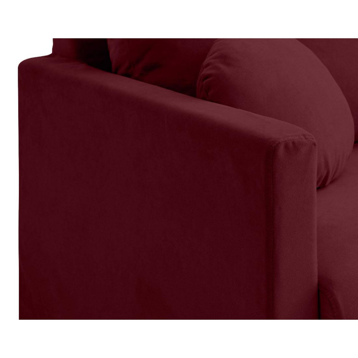 LISA DESIGN Serena - canapé droit déhoussable 2 places en tissu