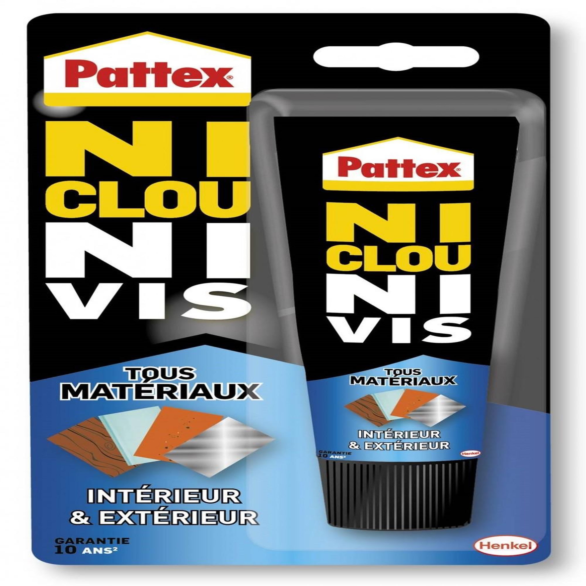 PATTEX Colle de fixation PATTEX Ni clou ni vis, 142 gr blanc