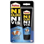 PATTEX Colle de fixation PATTEX Ni clou ni vis, 142 gr blanc