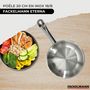 Voir la diapositive 2 : Fackelmann Set de 1 poêle de 20 cm en inox et couvercle en verre Fackelmann Eterna