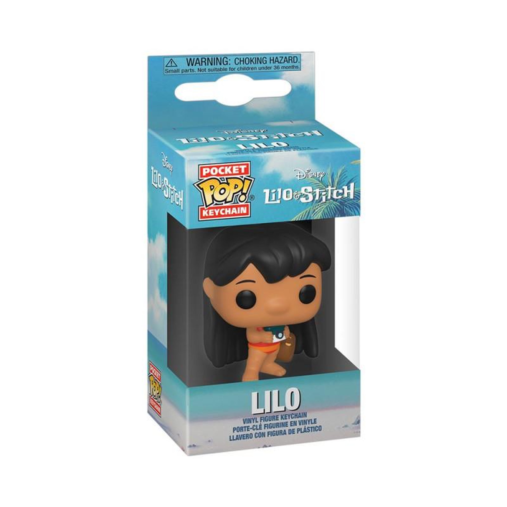 Funko Port clés figurine Funko Pop Keychain Lilo and Stich Lilo with camera