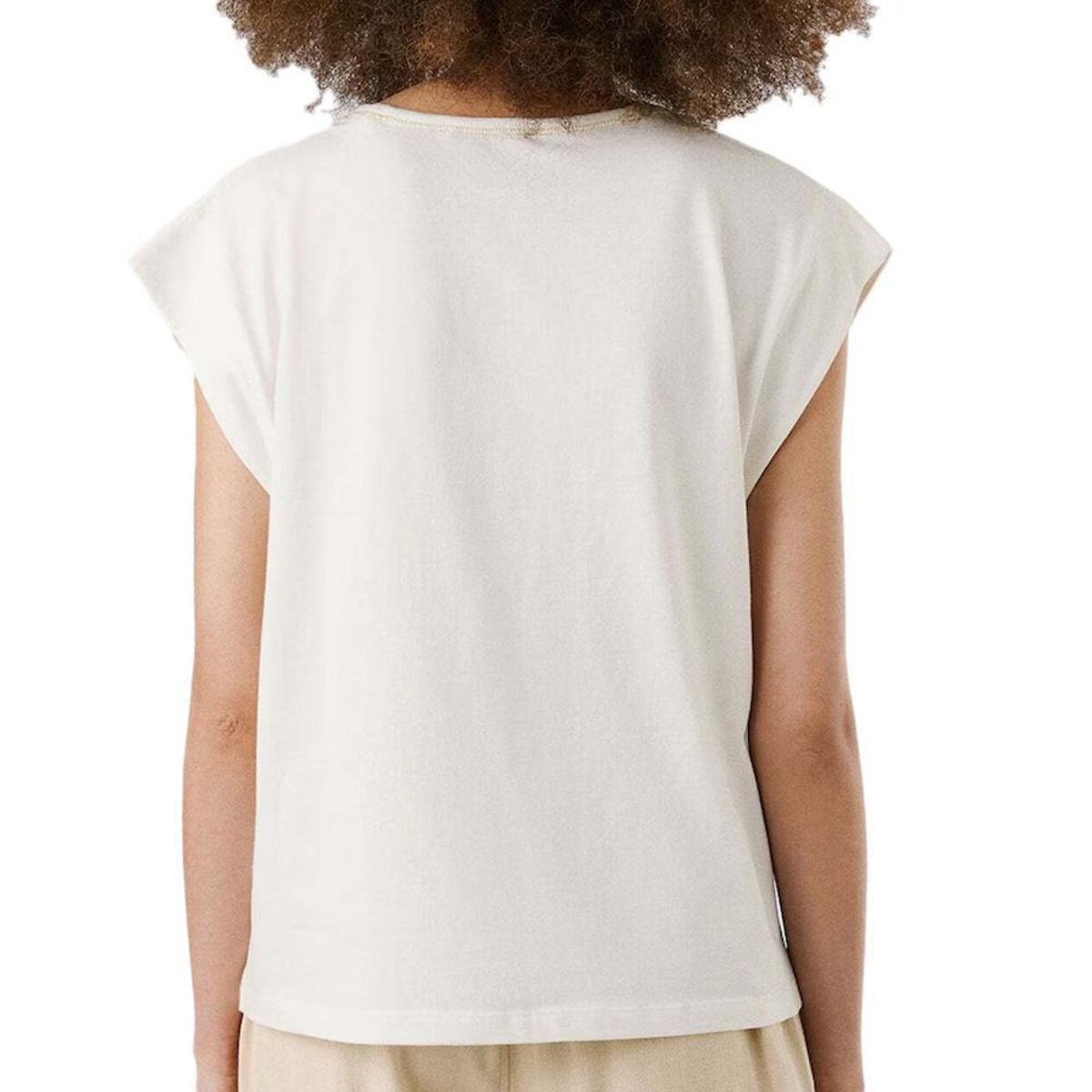 Pepe Jeans T shirt Ecru Femme Pepe Jeans Anabelle