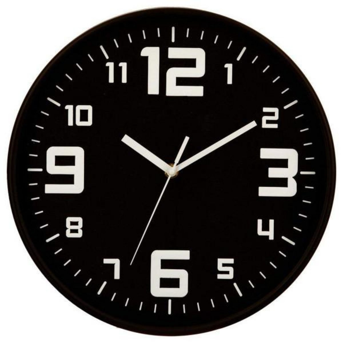 AAAAA Horloge Murale 5five Simply Smart Noir polypropylène Ø 30 cm