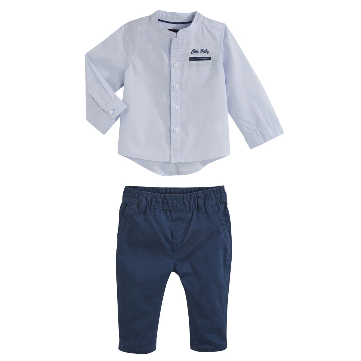 INEXTENSO Enssemble chemise + pantalon bébé garçon