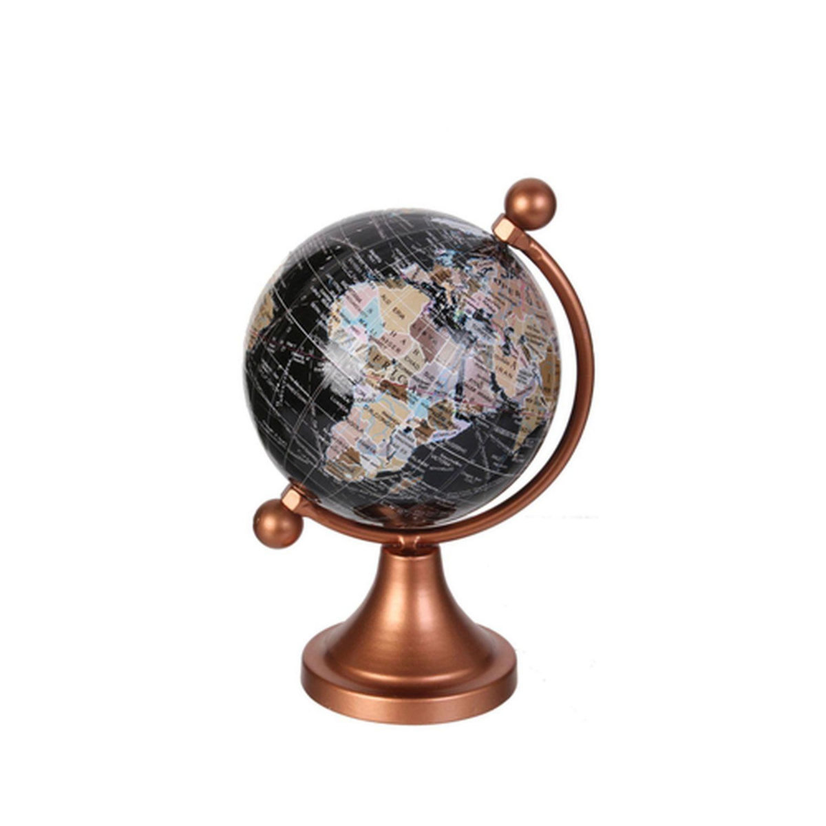 The Home Deco Factory Globe terrestre design métal Globo