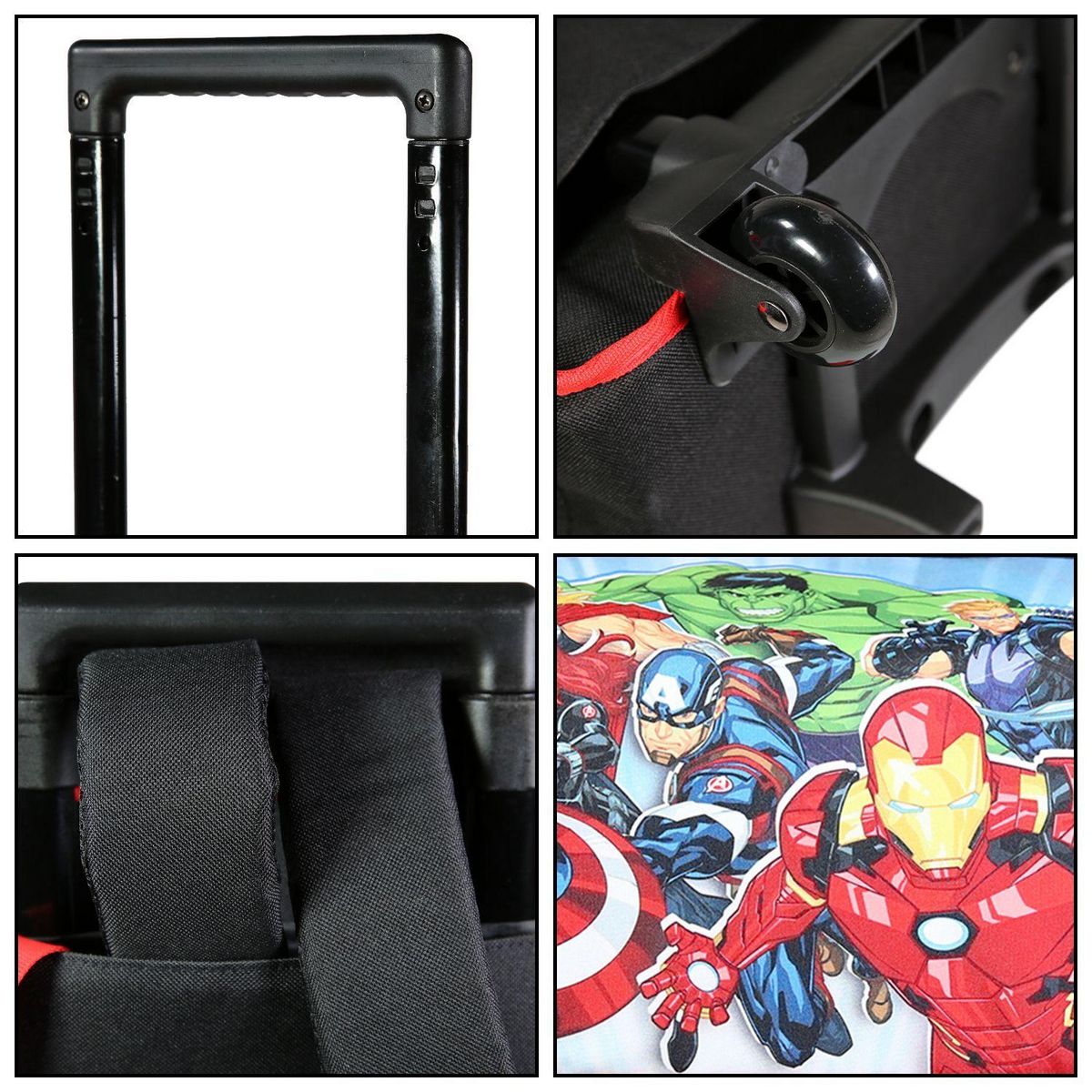 Bagtrotter BAGTROTTER Cartable à roulettes 38 cm Marvel Avengers Multicolore