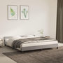 Voir la diapositive 1 : VIDAXL Cadre de lit sans matelas gris clair 160x200 cm velours