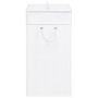 Voir la diapositive 5 : VIDAXL Panier a linge avec une seule section bambou blanc 83 L